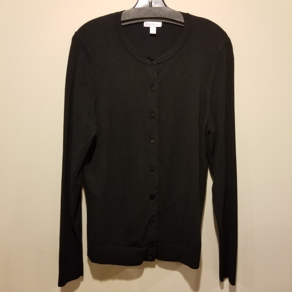 Charter Club Black Cardigan - size XL